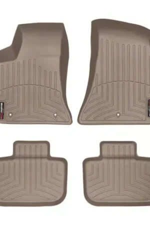 Weathertech DigitalFit Front and Rear Floor Liners; Tan Weekend Sale