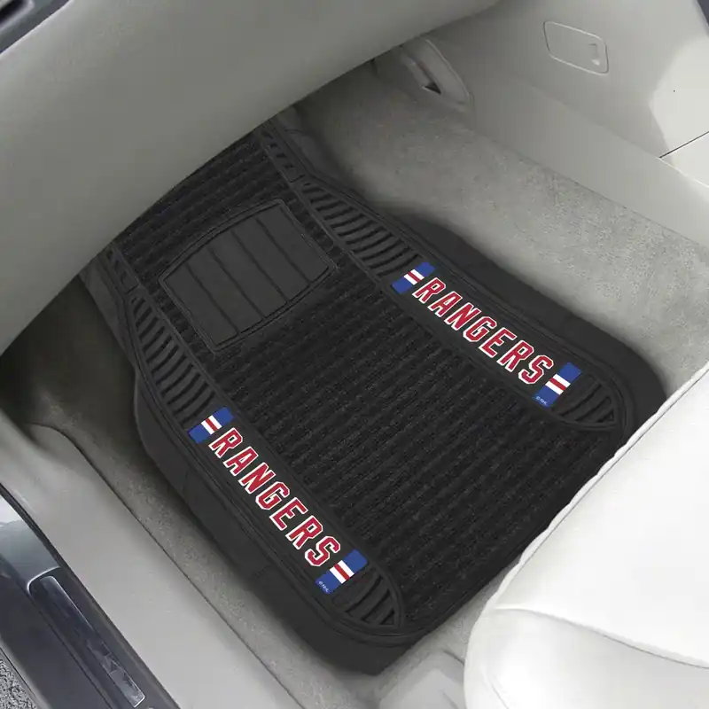 Must Have Molded Front Floor Mats with New York Rangers Logo