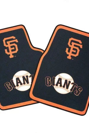 Budget Coverking Printed Floor Mats with San Francisco Giants Logo