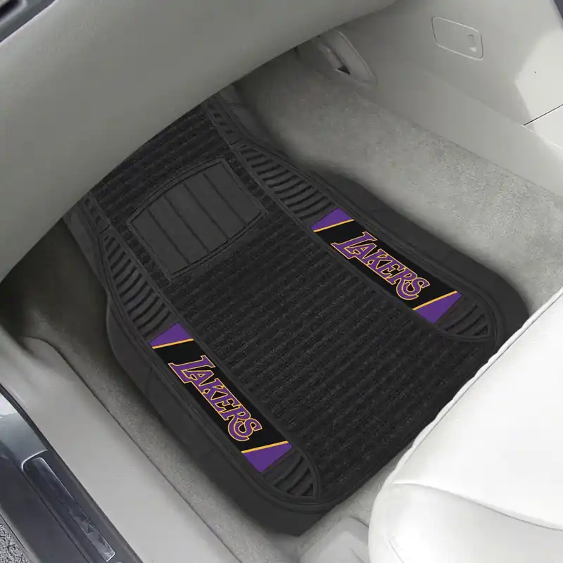 Latest Molded Front Floor Mats with Los Angeles Lakers Logo