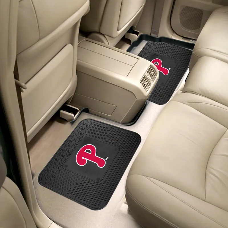 New Release Molded Rear Floor Mats with Philadelphia Phillies Logo