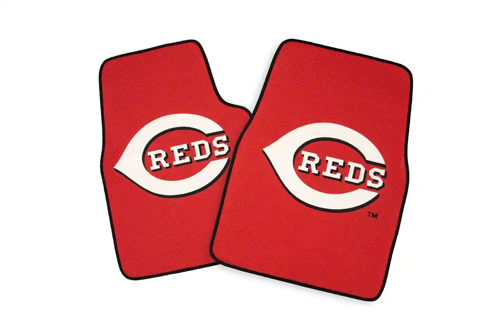 Coverking Printed Floor Mats with Cincinnati Reds Logo Direct From Factory