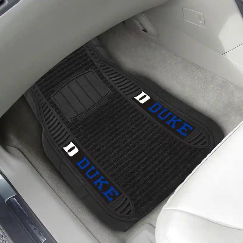 Certified Molded Front Floor Mats with Duke University Logo