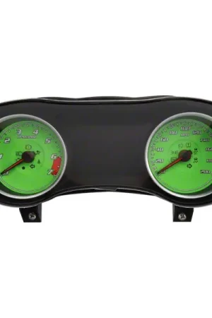 Price Cut US Speedo Daytona Edition Gauge Face; 200 MPH; Green
