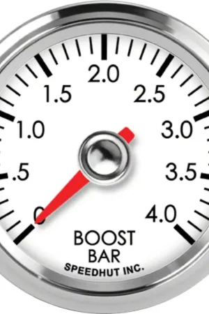Speedhut Legacy Series 2-1/16-Inch Boost Gauge; 0-4.0 BAR Final Sale