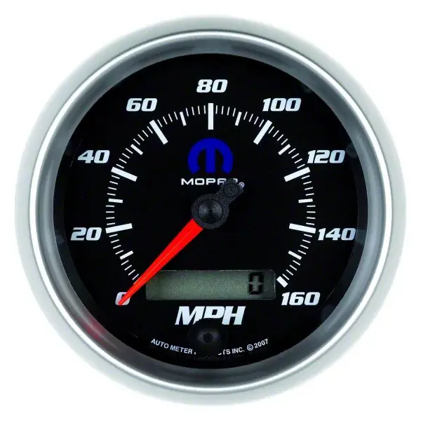 Hot Picks Auto Meter MOPAR Series 3-3/8-Inch Programmable Speedometer; 0-160 MPH