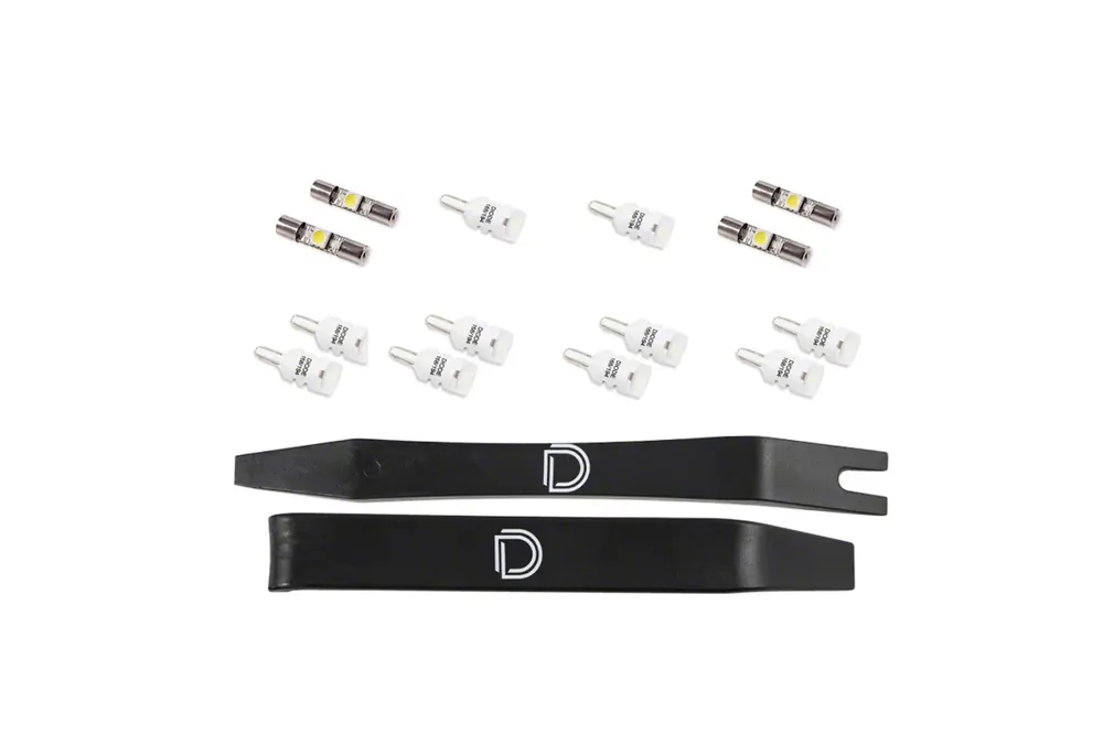 Diode Dynamics Stage 2 LED Interior Lighting Kit; Cool White Crafted