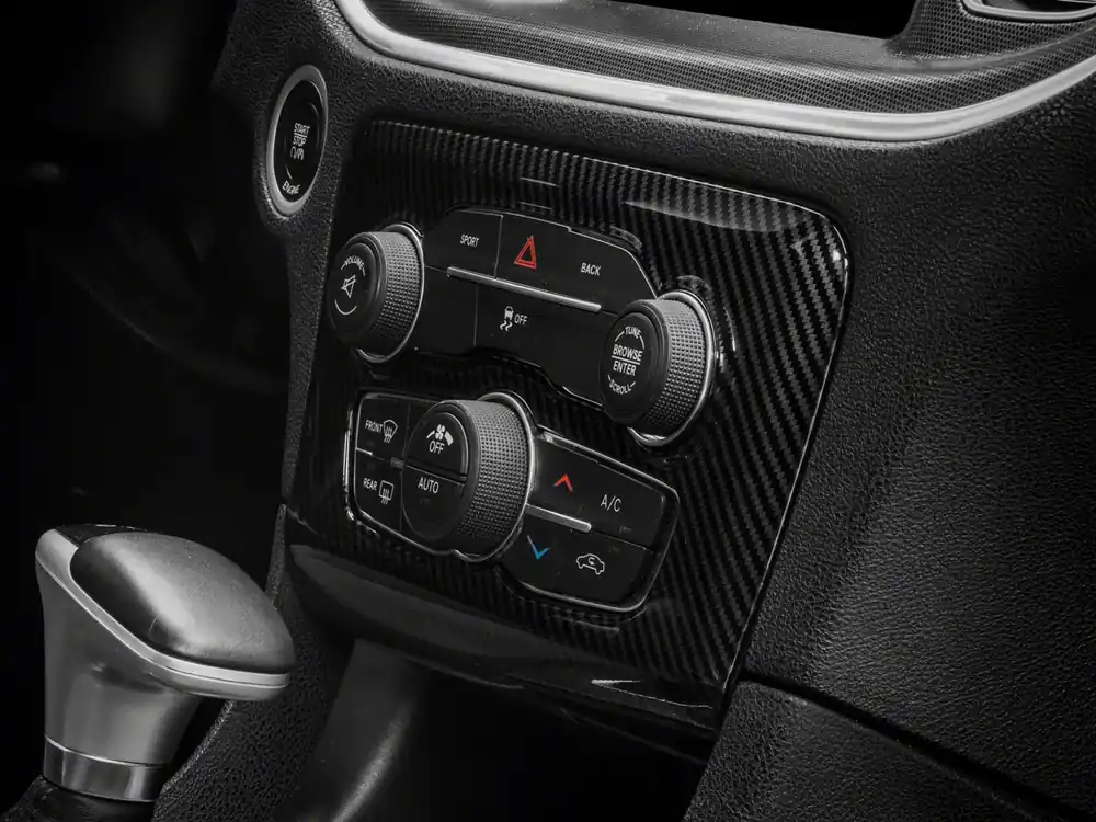 SpeedForm HVAC Panel Trim; Carbon Fiber High Quality