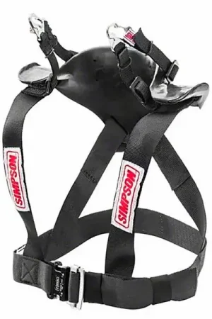 Simpson Hybrid Sport Head and Neck Restraint with Quick Release D-Ring Anchors; SFI 38.1 Certified; Medium Next Day Delivery