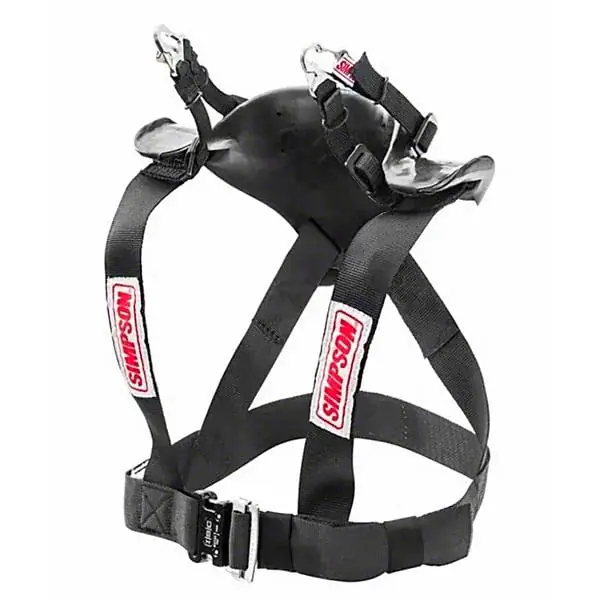 Simpson Hybrid Sport Head and Neck Restraint with Quick Release D-Ring Anchors; SFI 38.1 Certified; Medium Next Day Delivery
