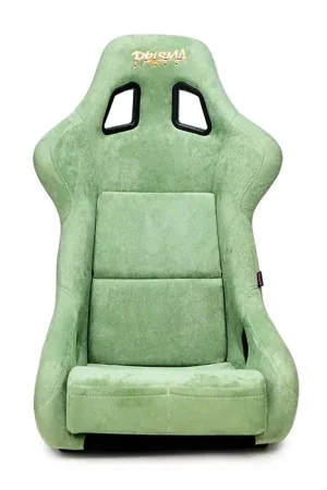 Direct From Manufacturer NRG Innovations Prisma Large Bucket Seat; Olive Alcantara Vegan