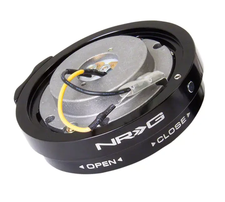 Save Now NRG Innovations Thin Steering Wheel Hub Quick Release; Black