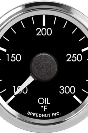 Reduced Price Speedhut Cobra Series 2-1/16-Inch Oil Temperature Gauge; 100-300 Degrees Fahrenheit