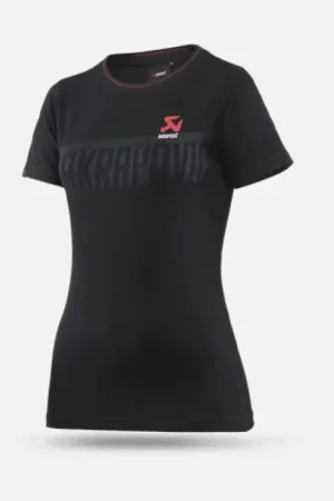 Genuine Akrapovic Womens Corpo T-Shirt Black - M — PMD Premier Motoring Development