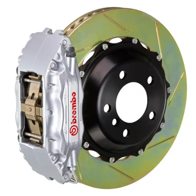 Brembo 12-16 FR-S Front GT BBK 4 Piston Cast 2pc 332x32 2pc Rotor Slot — PMD Premier Motoring Development Today Only