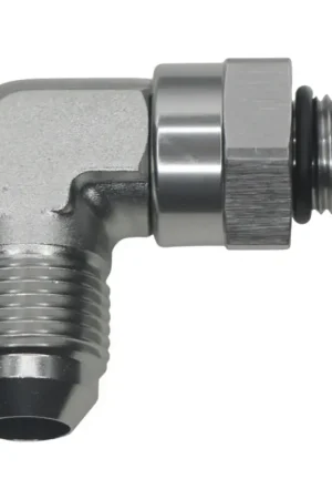 DeatschWerks 6AN ORB Male Swivel to 8AN Male Flare 90-Degree - Anodize — PMD Premier Motoring Development Deal