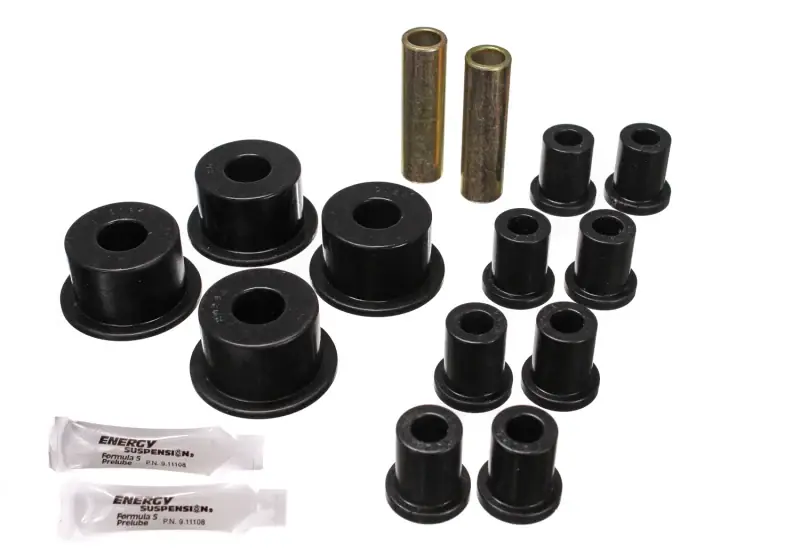Big Sale Energy Suspension 65-72 Dodge Charger (w/ 2in Main Eye) Black Rear Lea — PMD Premier Motoring Development