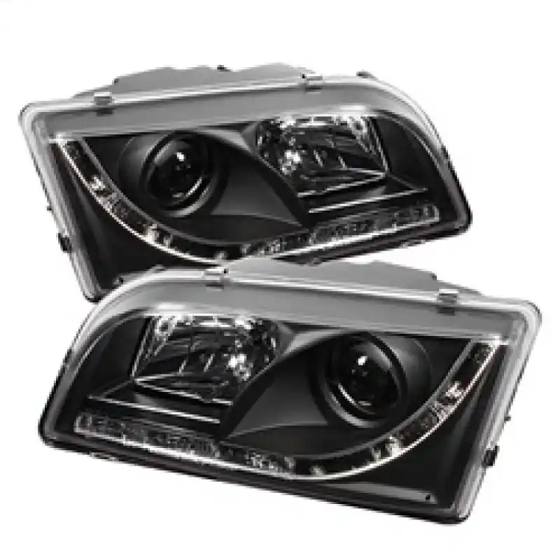 Spyder Volvo S40 97-03 Projector Headlights DRL Black High H1 Low H1 P — PMD Premier Motoring Development Seasonal Sale