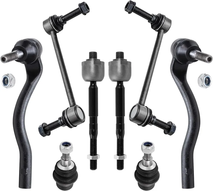 Fresh Stock 8pc Front Tie Rods Lower Ball Joints Sway Bar Links Suspension Kit