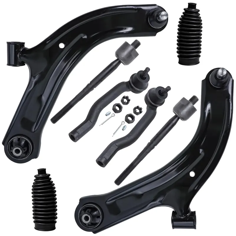 8pc Front Lower Control Arms Inner Outer Tie Rods Suspension Kit Order Now