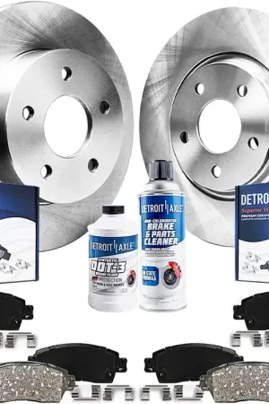 10pc Front & Rear Disc Rotors and Ceramic Brake Pads Kit Price Drop