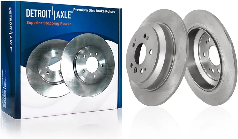 Rear Brake Rotors (Pair) High Quality