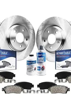 10pc Front & Rear Disc Rotors and Ceramic Brake Pads Kit Price Cut