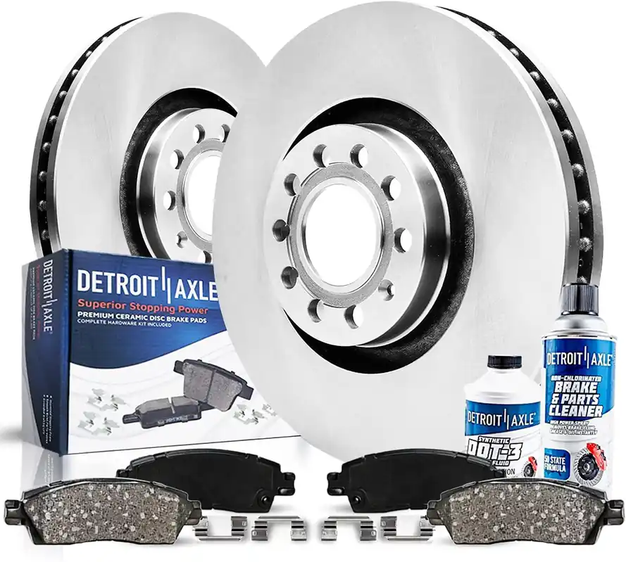 6pc Front Disc Rotors and Ceramic Brake Pads Kit Shop Now