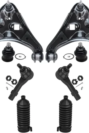 10pc Front Lower Control Arms Upper Ball Joints Tie Rods Suspension Kit Buy Direct