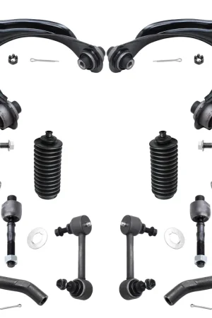 12pc Front Control Arms Sway Bar Links Tie Rods Suspension Kit Best Seller