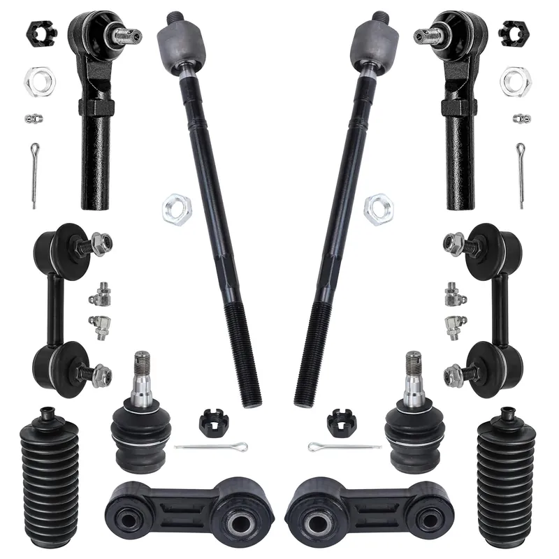 Bulk Order 12pc Front Inner Outer Tie Rods Sway Bar Links Ball Joints Suspension Kit