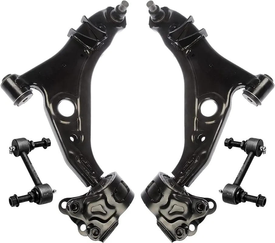 4pc Front Lower Control Arms Sway Bar Links Suspension Kit High Quality