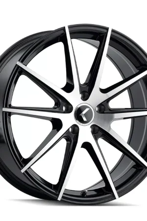 Bulk Order Kraze Turismo Gloss Black Machined Wheel; 20x8.5; 38mm Offset