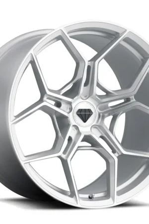 Blaque Diamond Wheels BD-F25 Silver with Brush Face SDP Wheel; 20x11; 0mm Offset Limited Offer