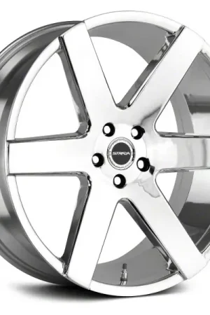 Strada Coda Chrome Wheel; 20x8.5; 15mm Offset Worldwide Shipping