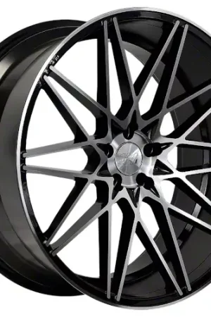 Axe Wheels ZX4 Black and Polished Face Wheel; 20x9; 38mm Offset Hot Picks