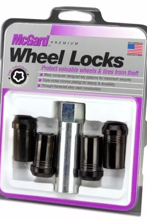 McGard Black Tuner Style Wheel Lock Set; 14mm x 1.5 Brand New