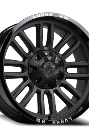 Luxxx Hd Lhd26 Wheel 20x10 6x135 & 6x139.7 Matte Black w/ Gloss Black Lip -18mm - FREE T-SHIRT INCLUDED! Warranty Included