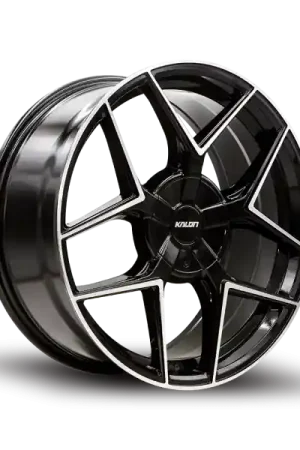 Kalon Falcon 201 Wheel 20x8.5 5x110 & 5x114.3 Gloss Black Machined 38mm - FREE T-SHIRT INCLUDED! Deal