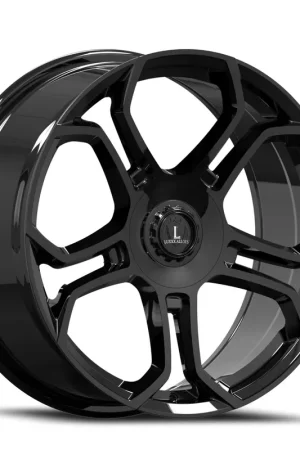 Reduced Price Luxxx Alloys Lux 50 Wheel 22x9 5x112 & 5x114.3 Gloss Black 35mm - FREE T-SHIRT INCLUDED!