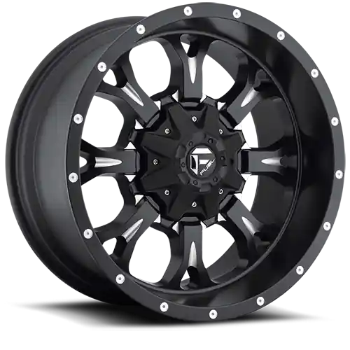 Exclusive Fuel D517 Krank Wheel 20x9 6x135 & 6x139.7 Matte Black Milled 20mm - FREE T-SHIRT INCLUDED!