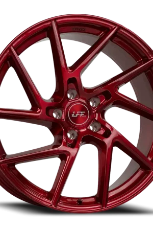 Hot Deal Luxxx Alloys Lff 02-Leon Wheel 20x10.5 5x120 Brushed Roja Red 25mm - FREE T-SHIRT INCLUDED!