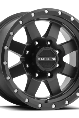 Fan Favorite Raceline 935B Defender Wheel 15x6 6x139.7 Satin Black 0mm - FREE T-SHIRT INCLUDED!