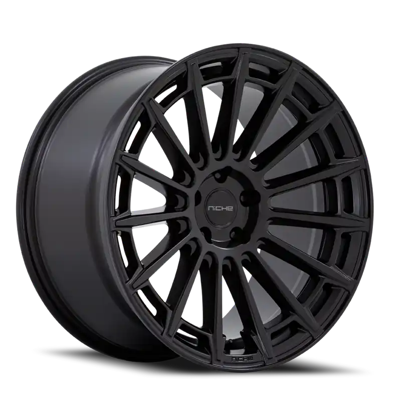 Niche M274 Amalfi Wheel 20x9 5x112 Matte Black 25mm - FREE T-SHIRT INCLUDED! Super Sale