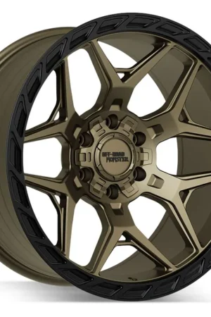 Off Road Monster Mf40 Wheel 20x10 5x127 & 5x139.7 Bronze -19mm MF40010528N19BZ - FREE T-SHIRT INCLUDED! Budget