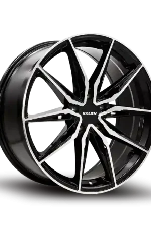 Kalon Cypher 102 Wheel 17x8 5x112 Gloss Black Machined 35mm - FREE T-SHIRT INCLUDED! Money Back Guarantee