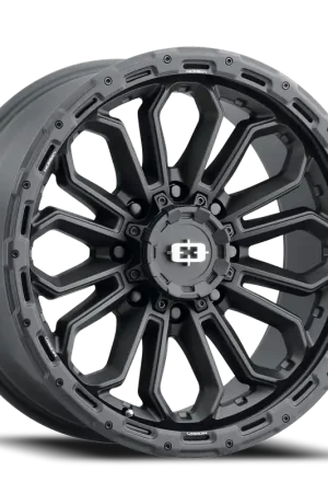 Fresh Stock Vision Korupt 405 Wheel 20x9 8x165.1 Satin Black 12mm - FREE T-SHIRT INCLUDED!