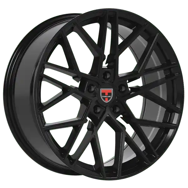 Tuscani 207 Wheel 20x8.5 5x114.3 Gloss Black 35mm 207GB-28512+35 - FREE T-SHIRT INCLUDED! Shop Now