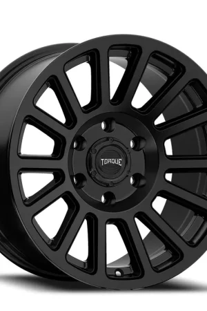 Secure Checkout Torque Tw413R Trek Wheel 17x8.5 5x127 Satin Black -12mm - FREE T-SHIRT INCLUDED!