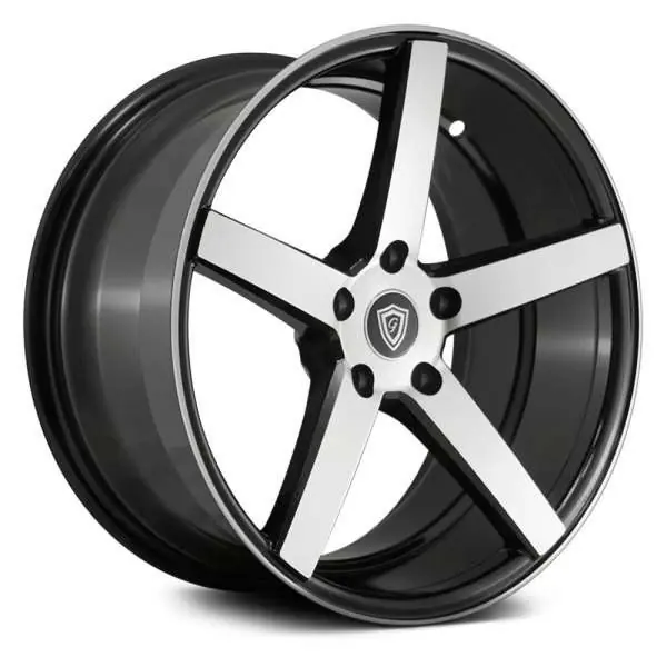 Deal G - Line Alloys G5109 Wheel 16x7 4x100 & 4x114.3 Black Machined 35mm - FREE T-SHIRT INCLUDED!